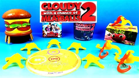 Cloudy With A Chance Of Meatballs Toys At Burger King - Burger Poster