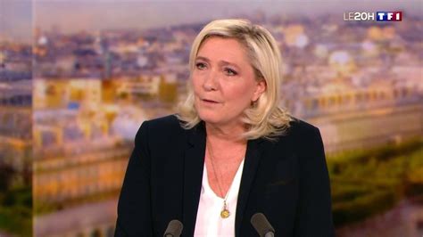 Rentrée politique Marine Le Pen invitée du 20H de TF1 ce jeudi TF1 INFO