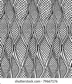 Stylized Snake Skin Seamless Pattern Stock Vector Royalty Free