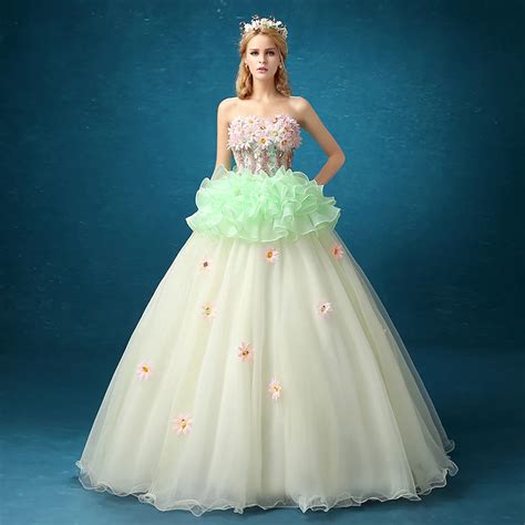 100 Real Flowers Beading Ruffled Ball Gown Luxury Court Medieval Dress