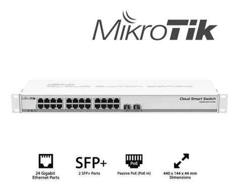 Switch Mikrotik Css G S Rm Conmutador Gigabit Port Mercadolibre