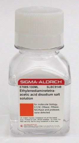 Ethylenediaminetetraacetic Acid For Molecular Biology 0 5M H2O DNase