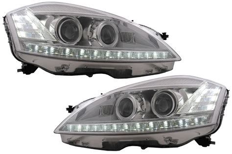 LED Frontlykter Egnet For Mercedes S Klasse W221 2005 2009 Facelift