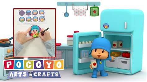 Pocoyo Arts Crafts Pocoyo S Fridge Magnet Youtube