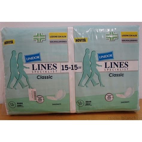 Lines Specialist Classic Pannolone Sagomato Super 30 Pezzi Minsan