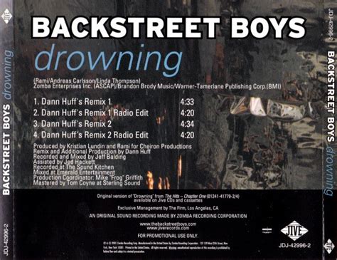 Backstreet Boys – Drowning (2001, CD) - Discogs