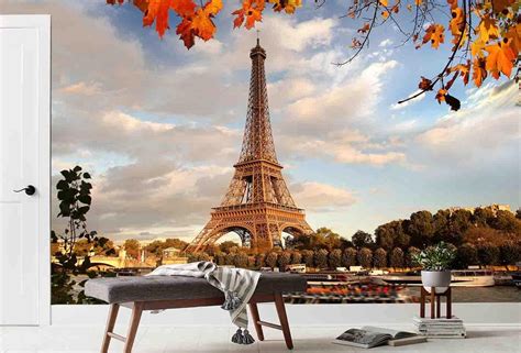 Paris Eiffel Tower Wallpaper Removable Wallpaper Peel and Stick City ...