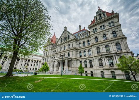 O Exterior Do Capit Lio Dos Estados De Nova Iorque Em Albany New York