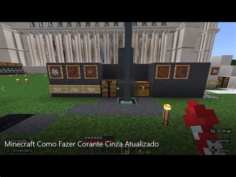 Minecraft Como Fazer Corante Cinza Atualizado Youtube