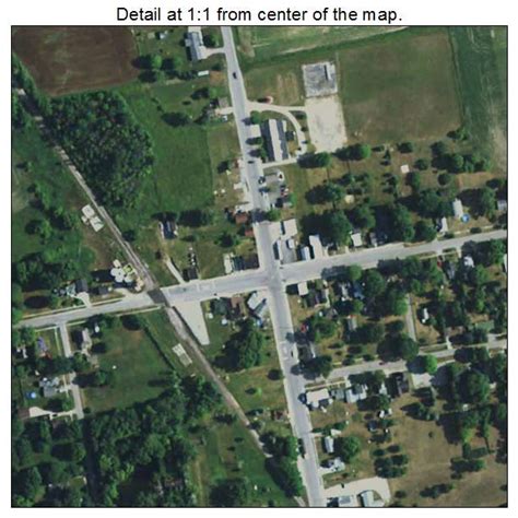 Aerial Photography Map of Applegate, MI Michigan