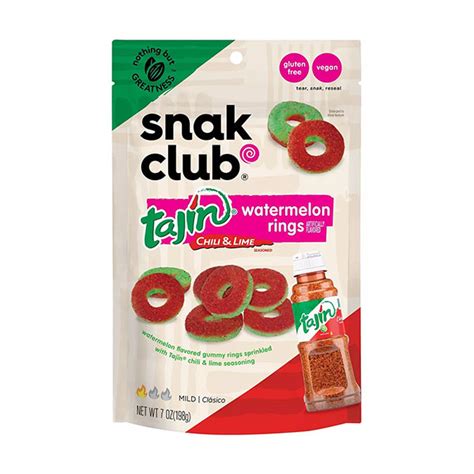 Exotic Snak Club Tajin Watermelon Rings 142g Delta 8 Resellers