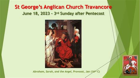 Rd Sunday After Pentecost Youtube