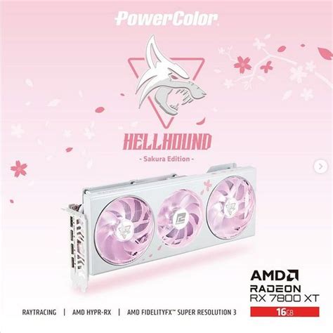 powercolor hellhound sakuraedition limitededition amd radeon