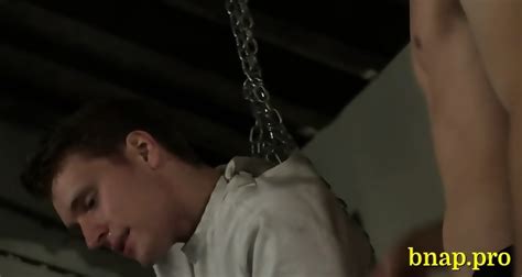 Naked Gay Hunk Enjoys BDSM