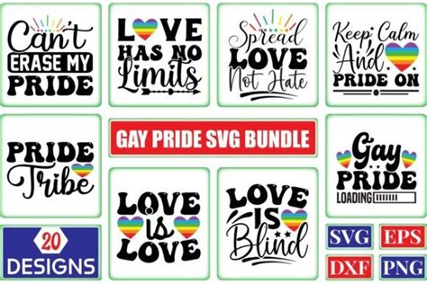 Gay Pride Svg Bundle Bundle Creative Fabrica