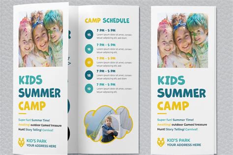 Kids Summer Camp Trifold Brochure Trifold Brochure 2023 Kids Summer