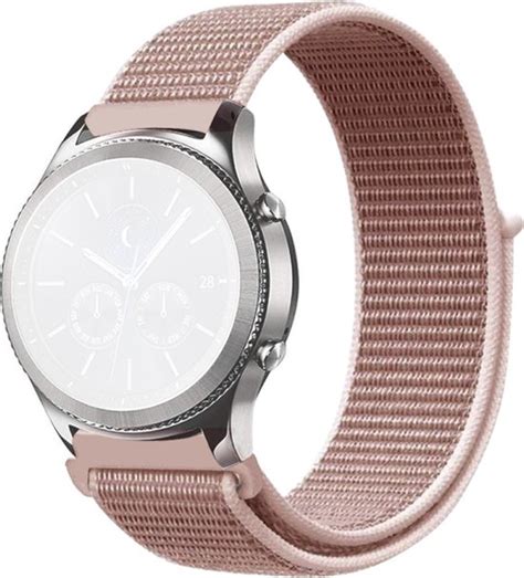 Nylon Bandje Rosekleurig Geschikt Voor Garmin Vivoactive En Venu