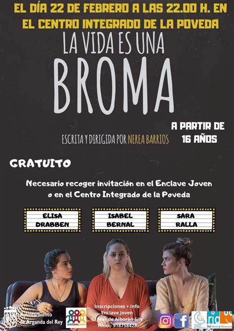 Teatro Gratuito En La Poveda La Vida Es Una Broma Diario De Arganda