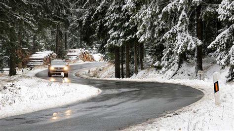 Schnee in Teilen Thüringens am Wochenende