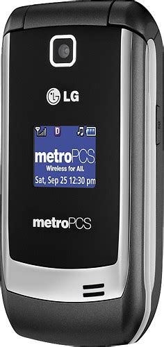 Best Buy Metropcs Lg Select No Contract Mobile Phone Chromeblack Mn180