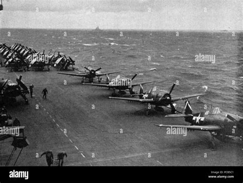 Aircraft Of Cvgn 53 On The Flight Deck Of Uss Saratoga Cv 3 Circa