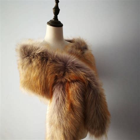 Faux Fur Cape Etsy