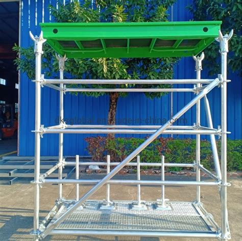 British Standard Steel Ringlock Scaffold System In Concrete Formwork