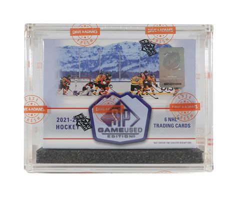 2021 22 Upper Deck Sp Game Used Hockey Hobby Box Case Fresh Da Card