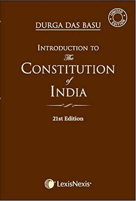 D D Basu English Introduction To The Constitution Of India