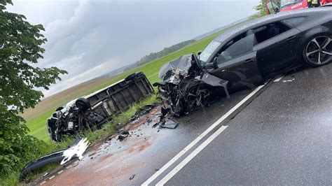 Wypadek na trasie Skorzewo Stężyca Cztery osoby ranne po zderzeniu