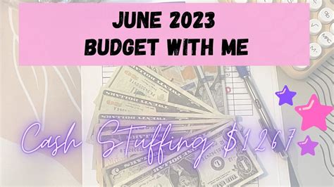 June Budget With Me Check Cash Stuffing Zero Based