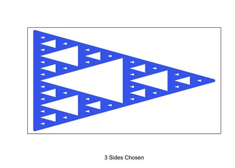 recursive shape fractal generator