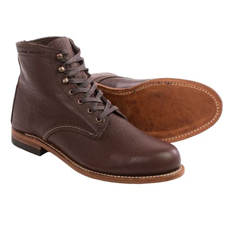 Wolverine 1000 Mile Centennial American Bison Leather Boots (For Men ...