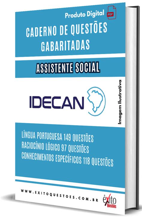 Caderno De Quest Es Gabaritadas Assistente Social Idecan