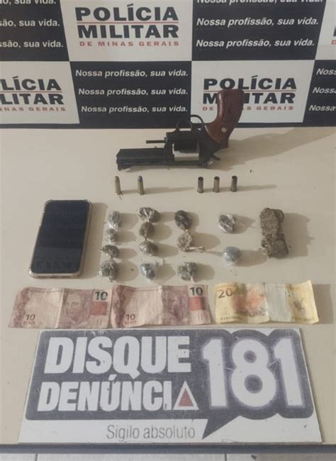 Jovem Detido Drogas Arma E Dinheiro No Bairro Am Rico Silva Em