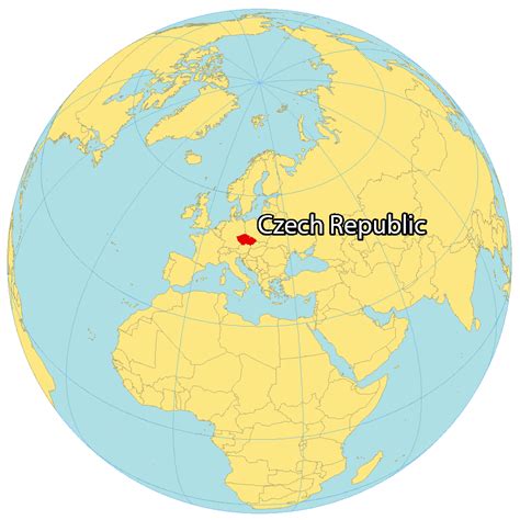 Map of Czech Republic (Czechia) - GIS Geography