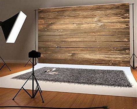 GreenDecor 7x5ft Gray Wood Photo Backgrounds Wood Wall Photography