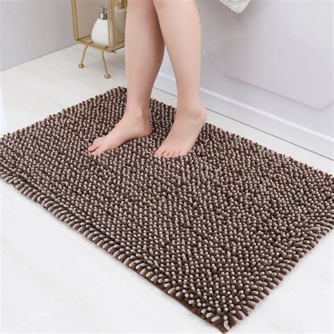 Cosy Homeer Chenille Bathroom Rug 24x36 Super Soft And Absorbent