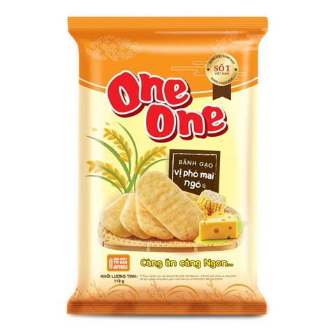 Bánh gạo One One vị phô mai ngô 118g KM Đặt hàng Coop Online