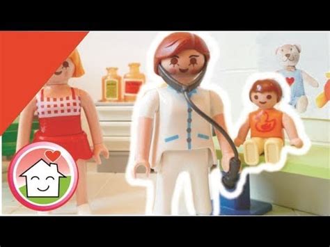 Playmobil Film Deutsch Anna Ist Krank Familie Hauser Kinder Spielzeug