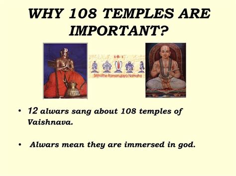 PPT - 108 Divya Desam (108 temples of Vaishnava) PowerPoint ...