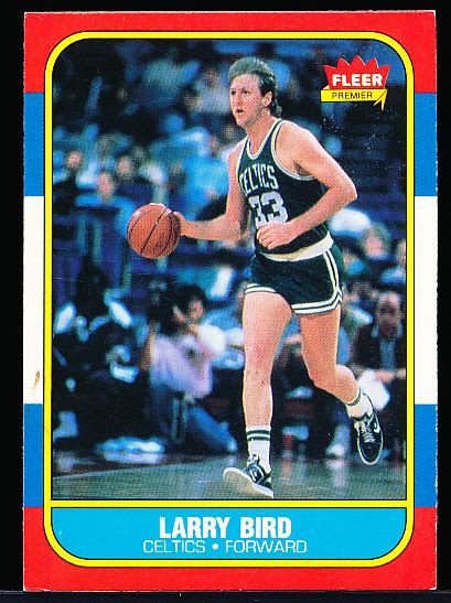 Lot Detail Fleer Bskbl Larry Bird