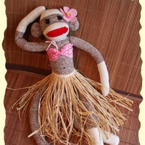 Hawaiian Sock Monkey Hawaiian Christmas Christmas In July Novelty