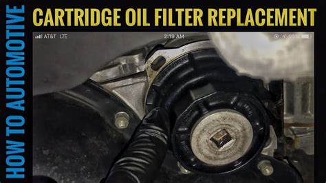 How To Change The Cartridge Oil Filter On Your Toyota Vehicle Youtube