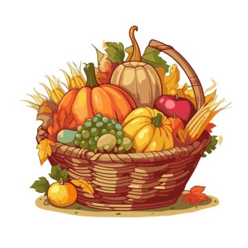 Fruits Basket, Fruits, Autumn, Fruit PNG Transparent Clipart Image and ...