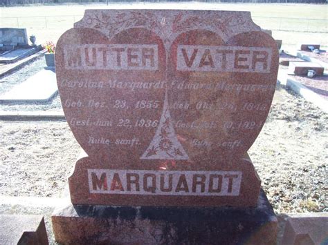 Caroline Ertel Marquardt M Morial Find A Grave