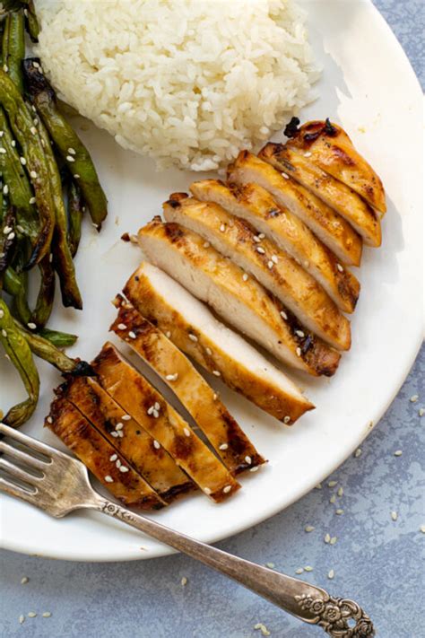 Grilled Teriyaki Chicken And Green Beans With Rice The Schmidty Wife