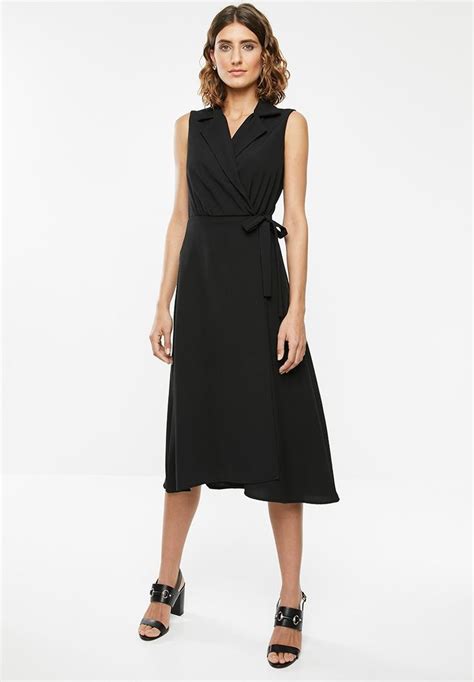 Look What I Found On Sleeveless Wrap Dress Dresses