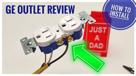 How To Install Ge Electrical Outlet Socket Youtube