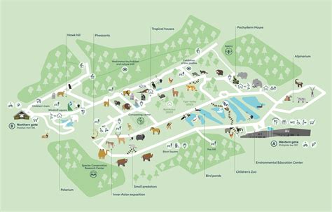 Zoo map - Tallinna Loomaaed